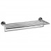 Ginger 20" Hotel Shelf Frame with Towel Bar  Squared Corners - XX43S-20/PC - 20" Wall Mounted Towel Rack - Polished Chrome - Frame only - B00936Y4B8